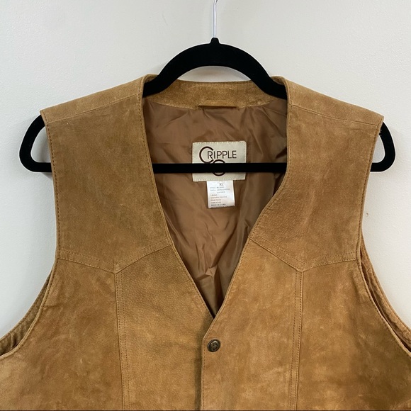 Cripple Creek Suede Leather Western Vest - Picture 4 of 16